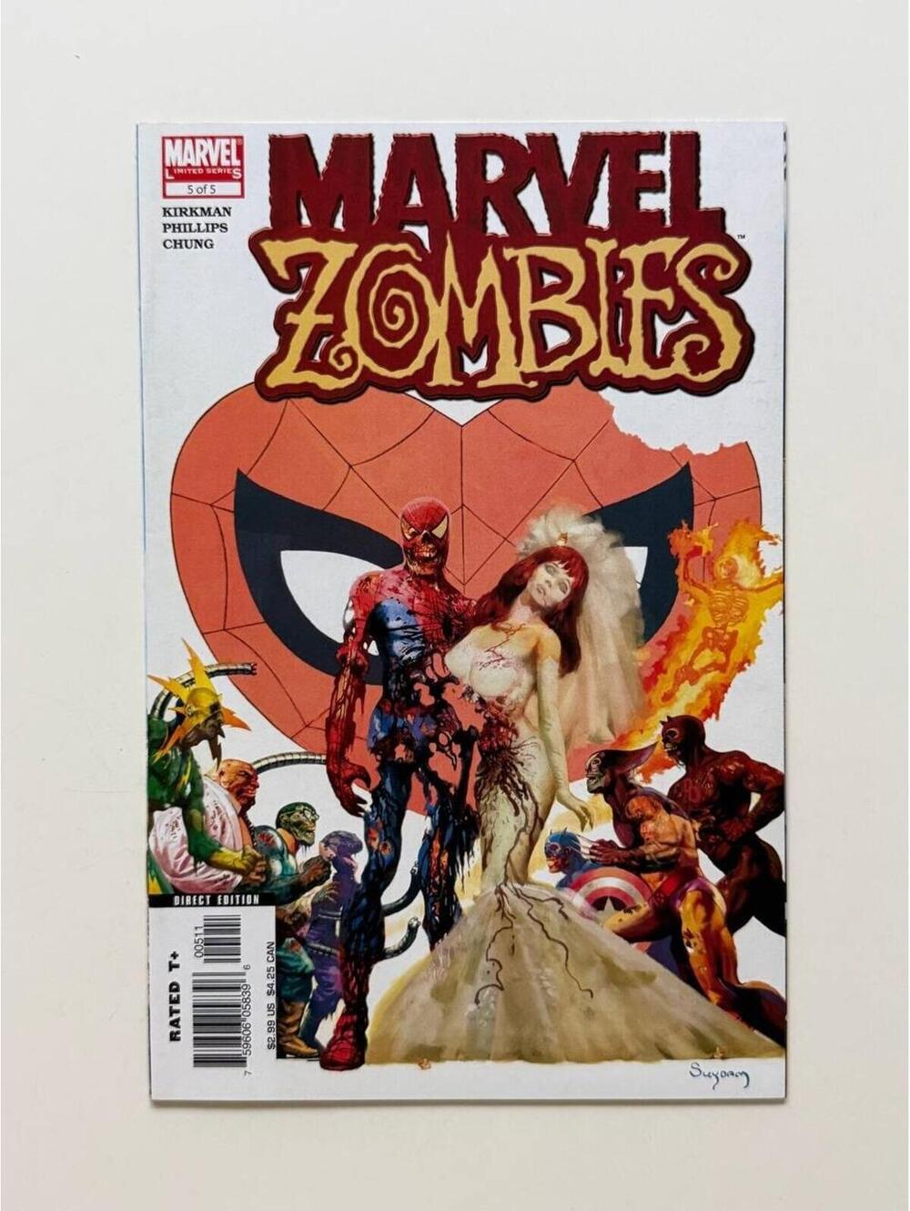 MARVEL ZOMBIES #5 (2006) | ROBERT KIRKMAN | Spider-Man Wedding Homage | NM